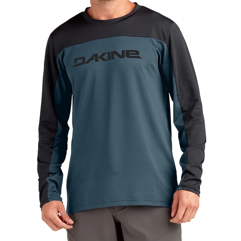 Dakine Syncline Long Sleeve Jersey - L - Galactic Blue