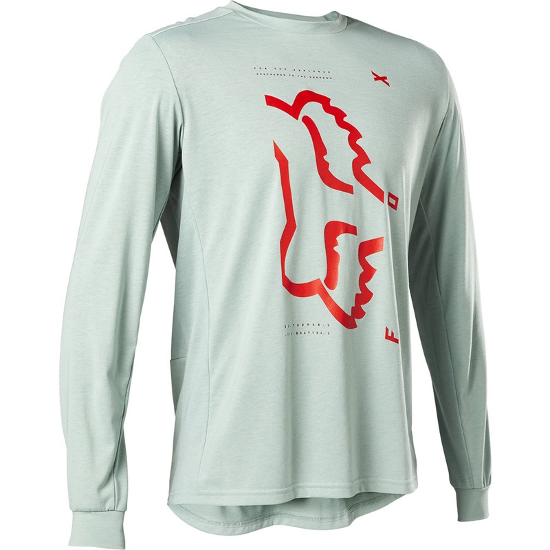 Fox Defend Pro Long Sleeve Jersey - XL - Eucalyptus