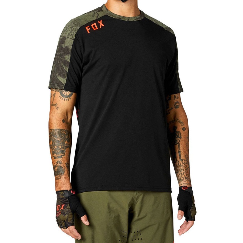 Fox Defend Short Sleeve Jersey - M - Fast Pewter