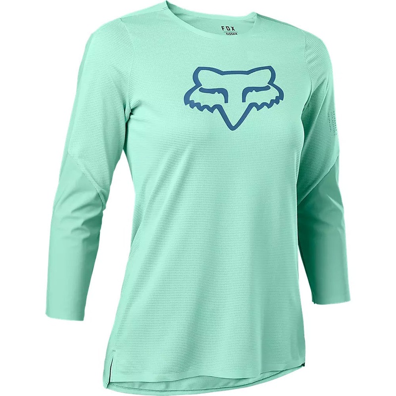 Fox Flexair Women's 3-4 Sleeve Jersey - Women's S - Jade