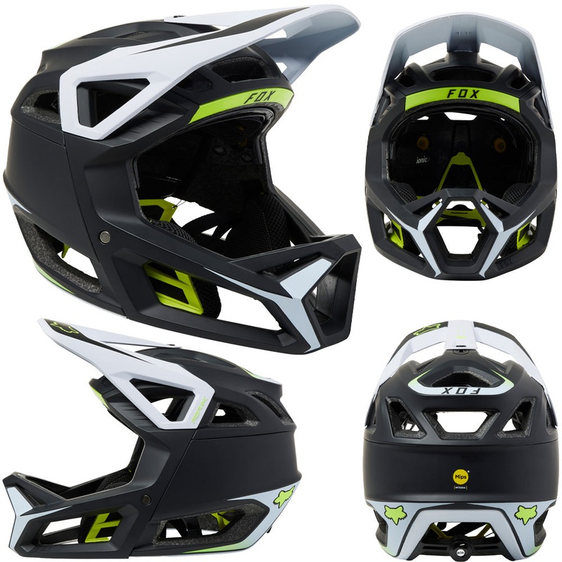 Fox Proframe RS MIPS Helmet - M - Sumyt Black - Yellow