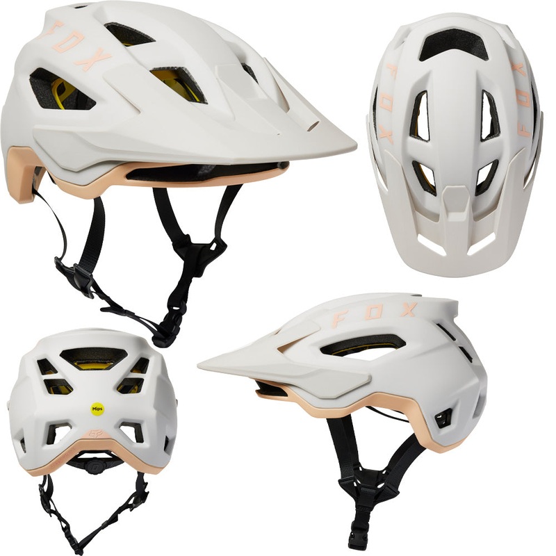 Fox Speedframe MIPS Helmet - M - Vintage White