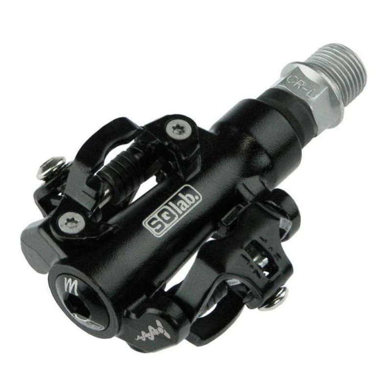 SQLab 511 Race SPD Pedals - Black - XL +15mm Axle Length