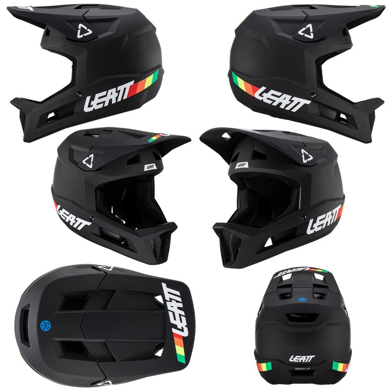 Leatt MTB Gravity 1.0 Junior Helmet - XXS - Black