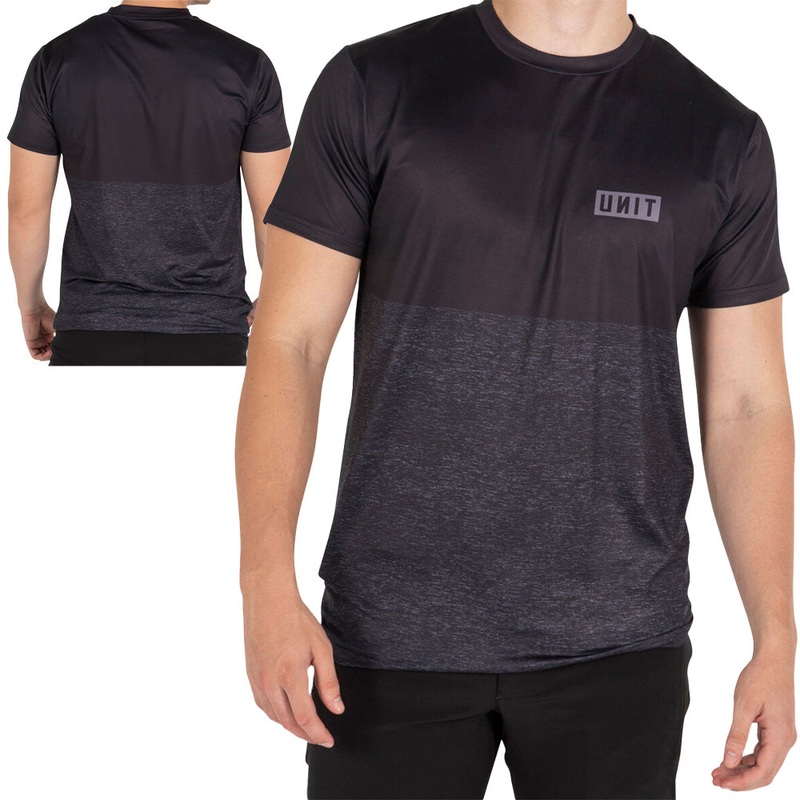 Unit Dual Flex Mens Short Sleeve Jersey - S - Black
