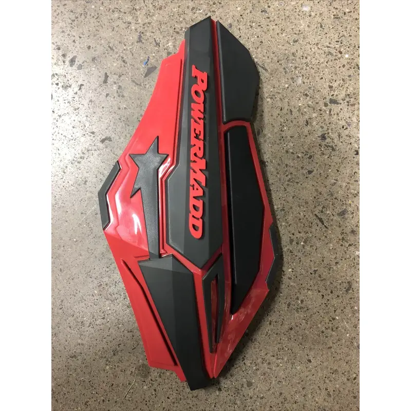 POWERMADD SENTINEL HANDGUARD GUARD RED BLACK LEFT SIDE LH TRX450R LTR450 YFZ450R