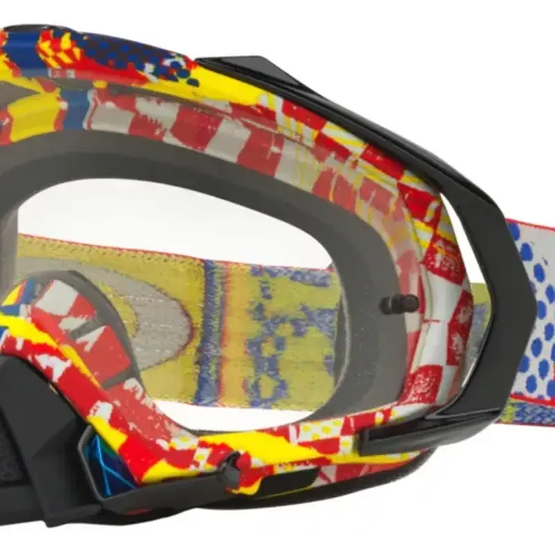 Oakley Mayhem Pro Mosh Pit with clear lens