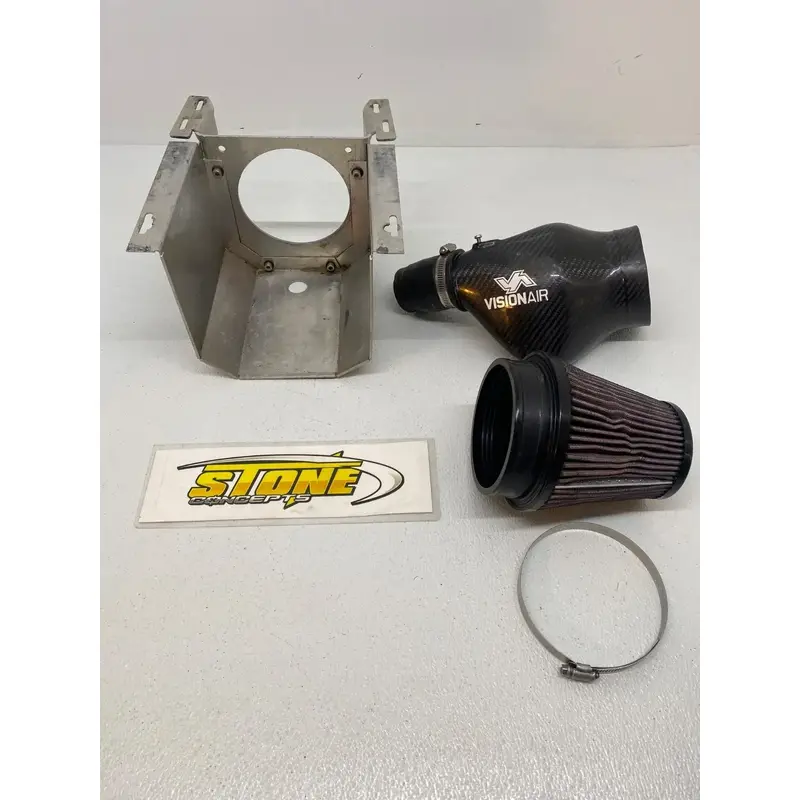 YAMAHA YFZ450R 09  YFZ 450R AIRBOX AIR BOX BILLET INTAKE VISIONAIR CARBON FIBER