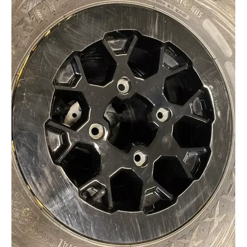 NEW TAKE OFF CAN AM DEFENDER FRONT OR REAR WHEEL RIM 4X137 14X7 X3 MAVERICK