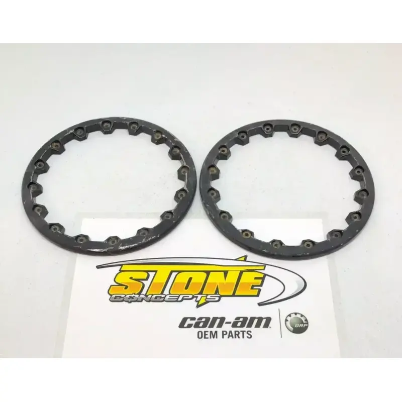 OEM Can-Am Outlander Renegade Beadlock Ring Rim Wheel 12" Set Maverick XXC 1000