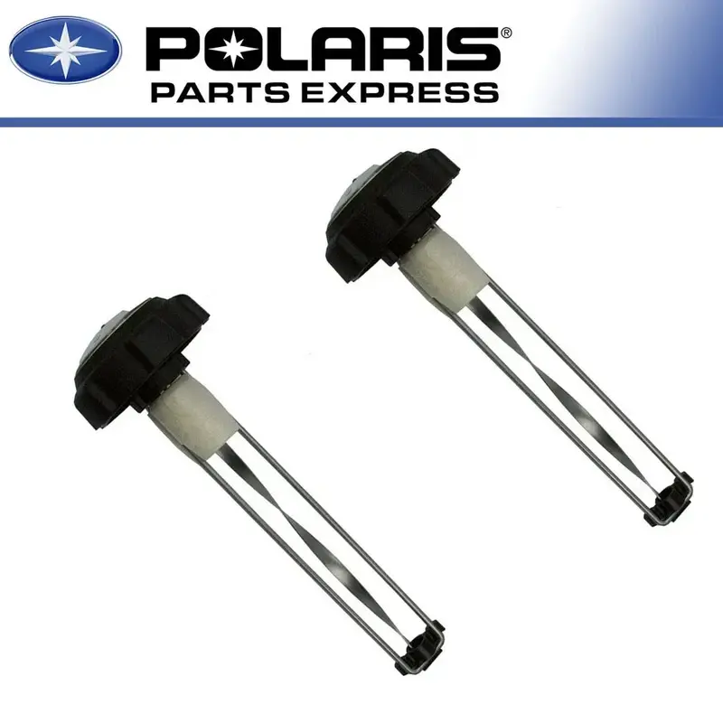 POLARIS TRAIL BLAZER SCRAMBLER 7.5 INCH GAS CAP WITH FUEL GAUGE 2871441 SET OF 2