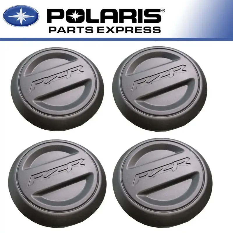 NEW GENUINE POLARIS RZR 1000 RS1 BLACK RIM CENTER CAP  4 PACK 1522872-655
