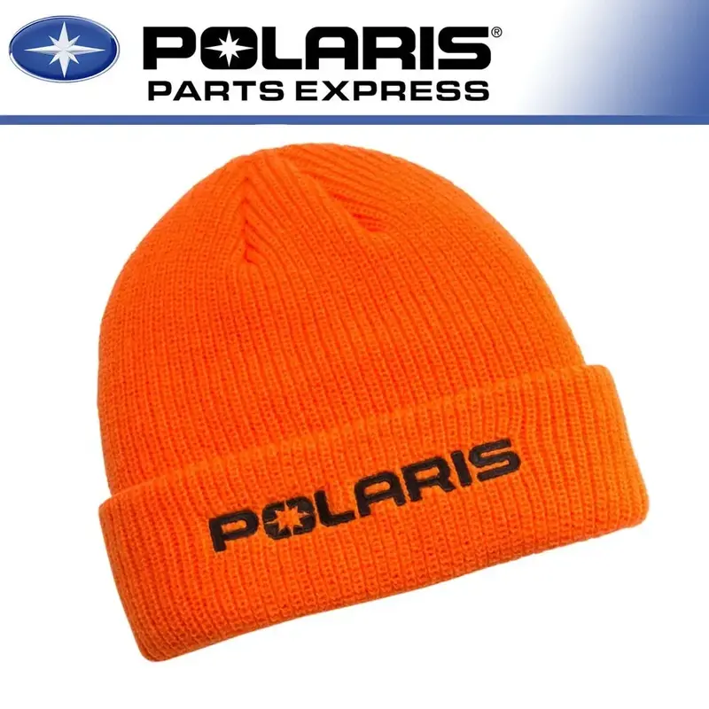 NEW GENUINE POLARIS MENS CORE BEANIE ORANGE 2862595