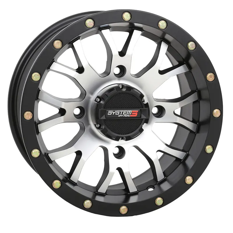 SYSTEM 3 ST3 WHEEL 14X7 5 2 ( 30MM) 4/156 MATTE MACHINED/BLACK