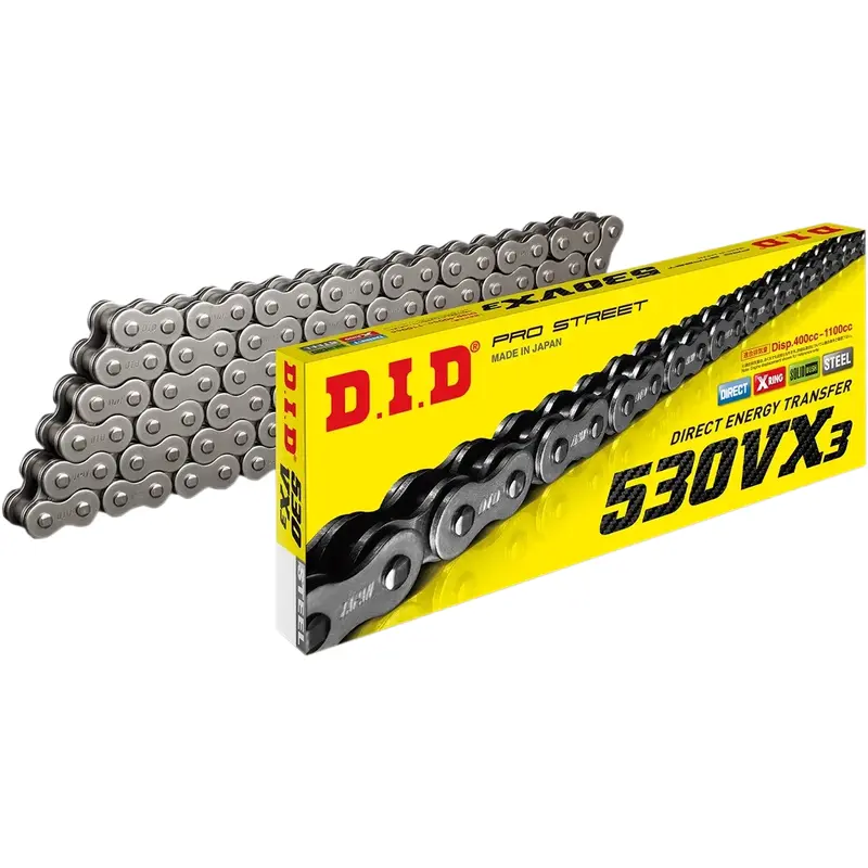 DID 530 VX3 - Drive Chain - Fits 120 Links - Natural M530VX3X120ZB