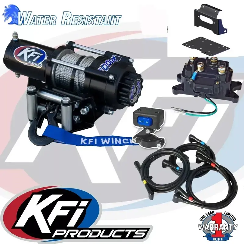 KFI WINCH 2000 LBS AND MOUNT KIT W MOUNT HONDA 2007-2024 TRX250 RECON