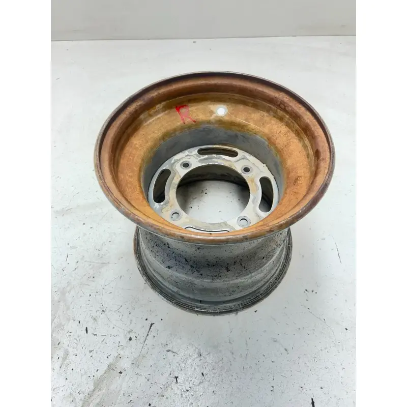 02 2002 Kawasaki Bayou 220 KLF220 2x4 OEM STRAIGHT Rear Back Wheel Rim 10 X 8.5