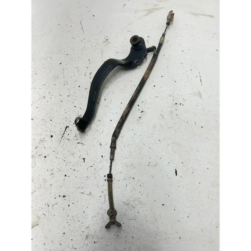 02 2002 Kawasaki Bayou 220 KLF220 2x4 OEM STRAIGHT Rear Brake Pedal Cable Lever