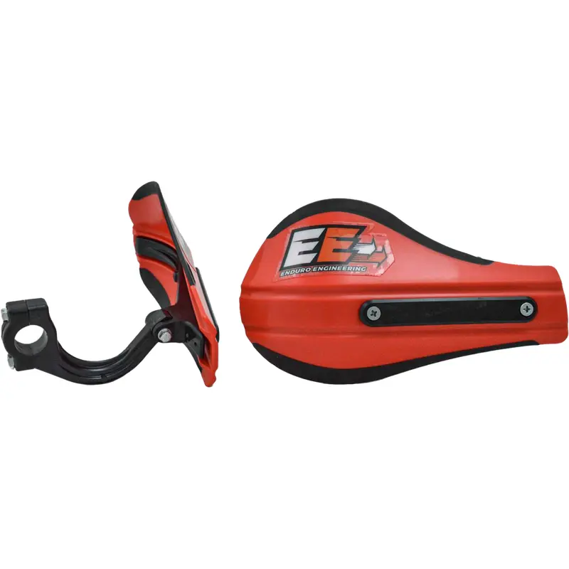 ENDURO ENGINEERING COMPOSITE MNT ROOST DEFLECTORS RED W/MOUNTING HARDWARE