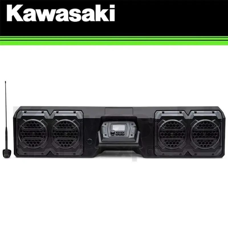 NEW 2024-2025 KAWASAKI RIDGE STAGE 1 VISOR AUDIO SYSTEM W/BUILT-IN SOURCE UNIT