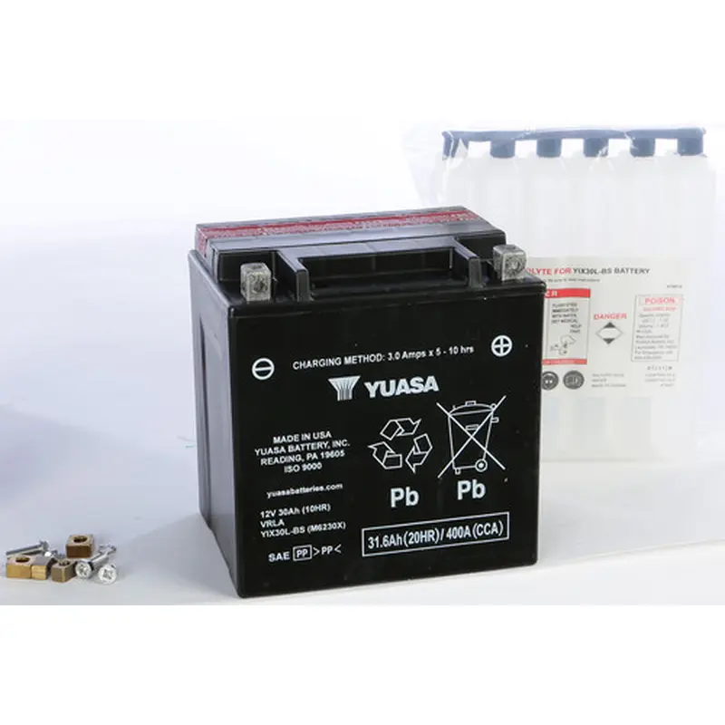 YUASA BATTERY YIX30L-PW MAINTENANCE FREE