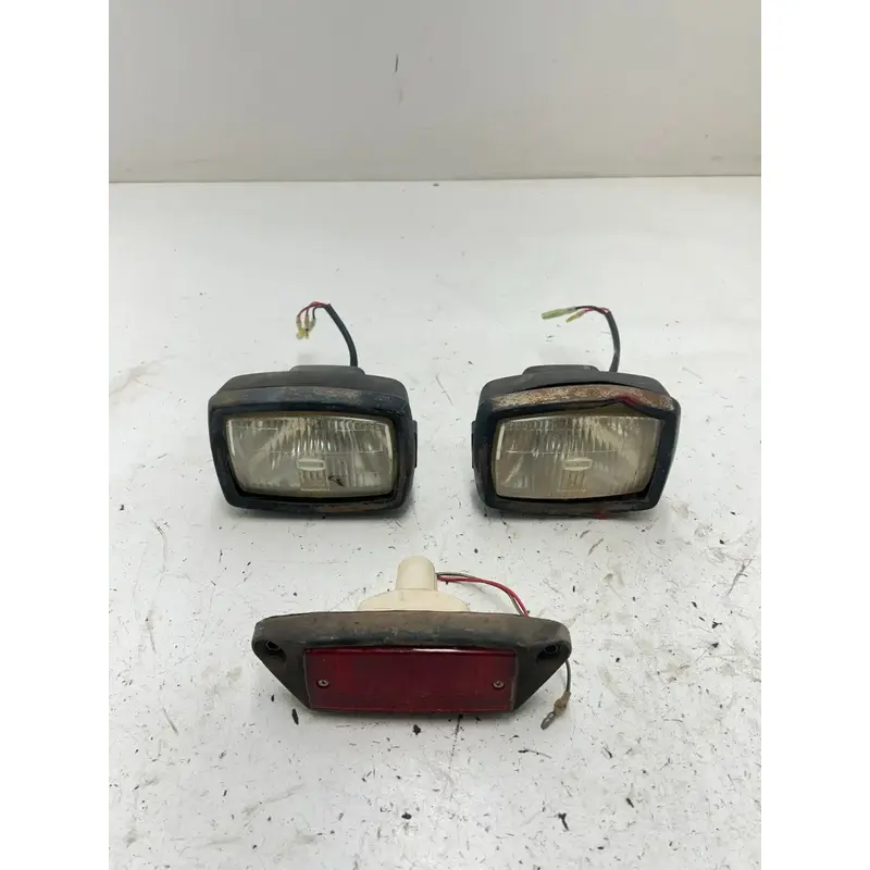 97 1997 Kawasaki Prairie 400 KVF400a 4x4 OEM Headlights Tail Lights Housing Bulb