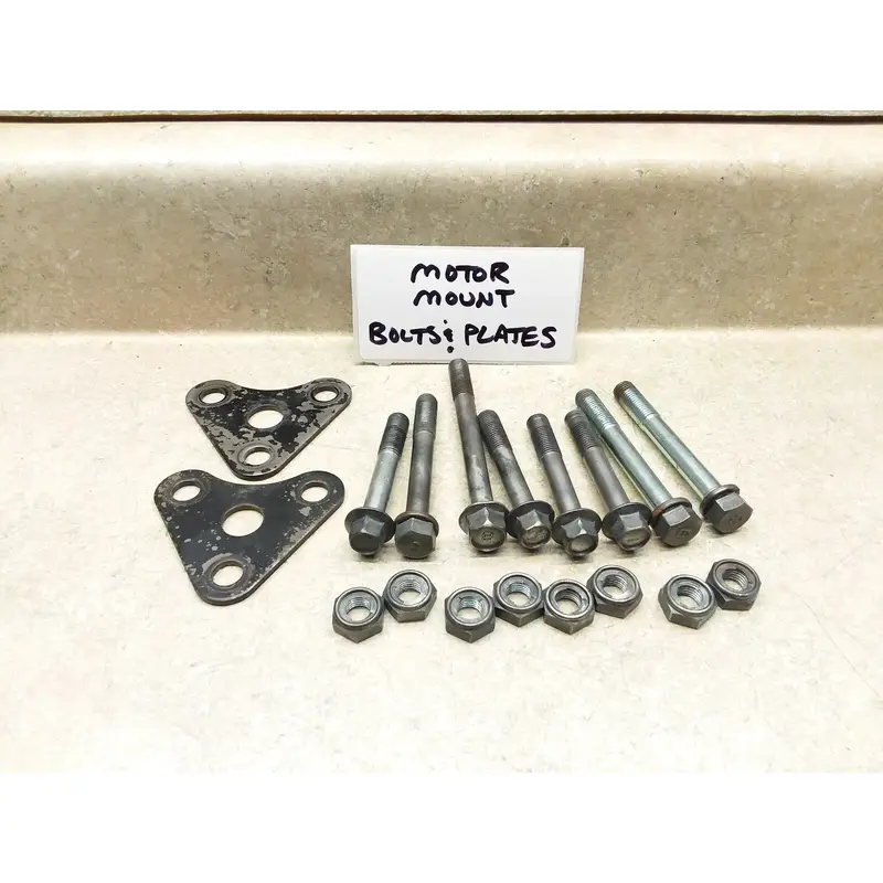 VTG 1986 Yamaha XT 600 XT600 Motor Mount Plate & Bolt Hardware ANX-C60