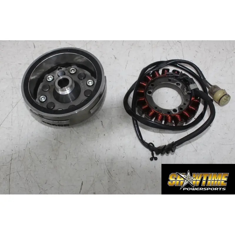 02-03 KAWASAKI PRAIRIE 650 STATOR MAGNETO ALTERNATOR GENERATOR FLYWHEEL ROTOR
