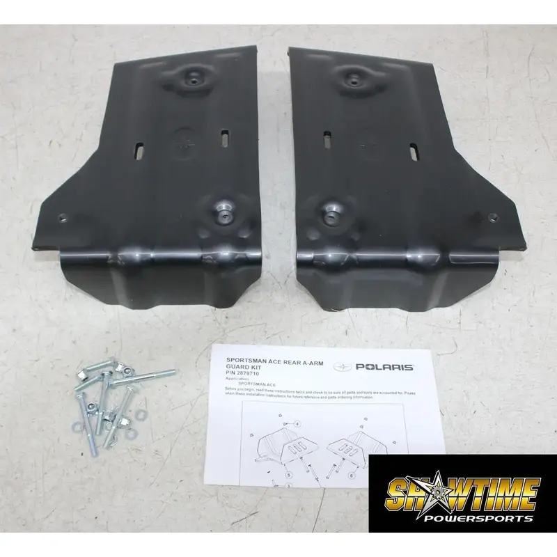 14-17 POLARIS SPORTSMAN ACE REAR BACK RIGHT LEFT A ARM AXLE GUARDS SHIELDS