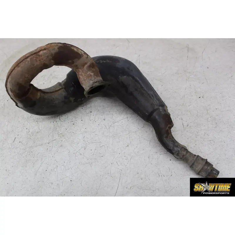 85-86 SUZUKI QUADRACER 250 LT250R EXHAUST HEADER PIPE EXPANSION CHAMBER