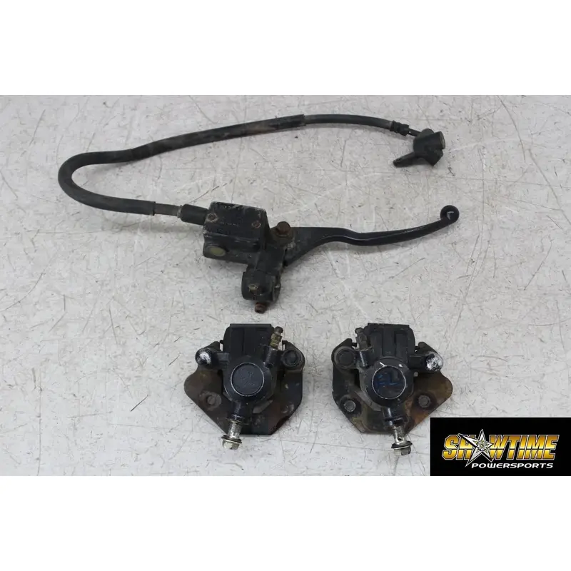 85-88 SUZUKI QUADSPORT 230 LT230S 2X4 RIGHT LEFT FRONT BRAKE CALIPERS W MASTER