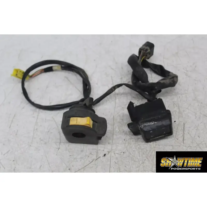 98 SUZUKI QUADRUNNER 500 LTF500F 4X4 LEFT HANDLE HANDLEBAR SWITCH W INDICATOR