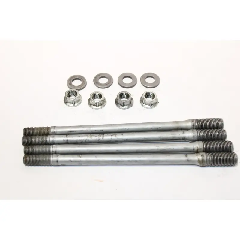 2004-2005 Honda 450 Trx450r Cylinder Head Stud Bolts W Washers And Nuts OEM