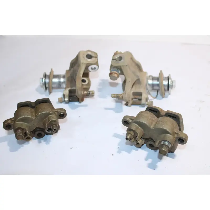 2008 Can-am Ds450 Efi Front Steering Knuckles Set Pair W/ Calipers