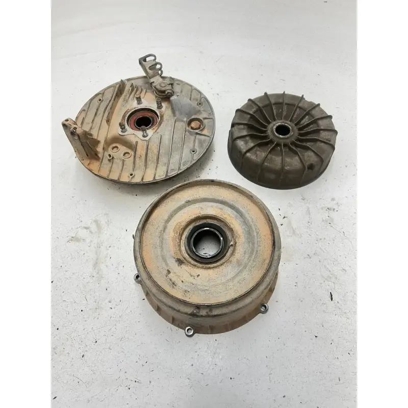 87 1987 Honda Fourtrax Trx 350 TRX350 OEM NICE! Rear Back Brake Plate Drum Cover