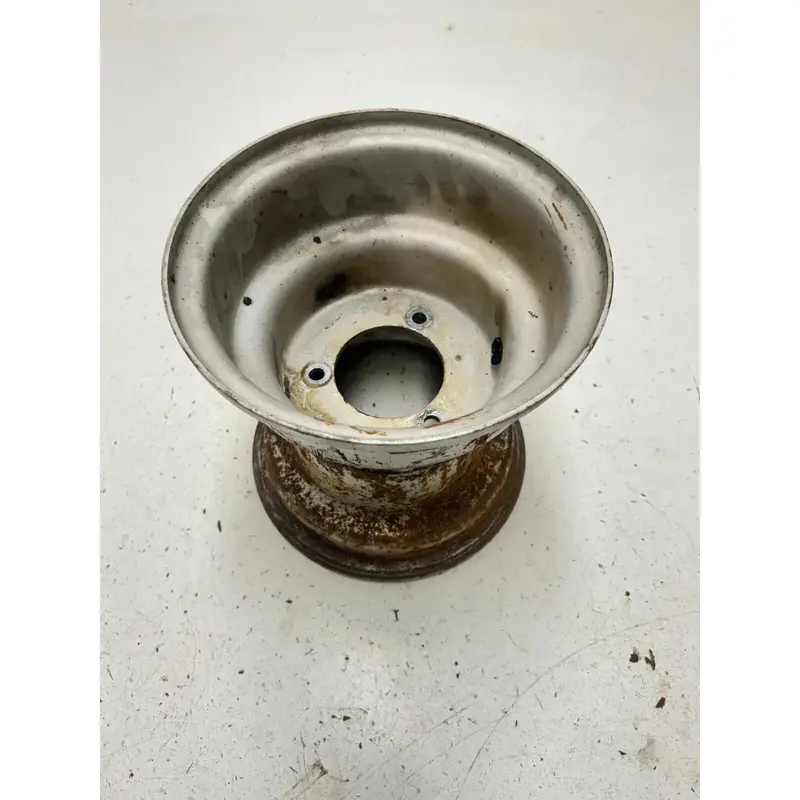 83 1983 Yamaha Tri Moto 175 YT175K OEM STRAIGHT Rear Back Wheel Rim 8X8.5
