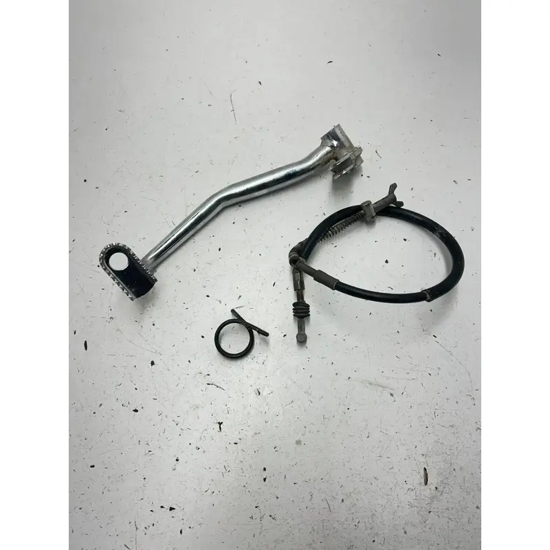 86 1986 Honda Fourtrax Trx 250 2x4 OEM Rear Brake Master Line Pedal Cable Calipe