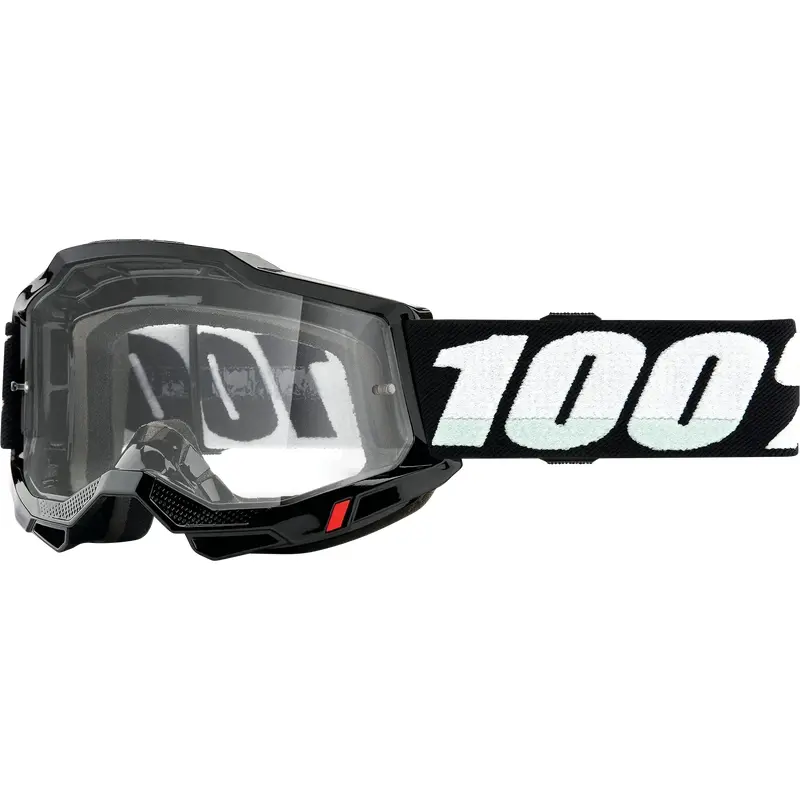 100% Accuri Fits 2 Junior Goggle - Black - Clear Lens 50024-00010