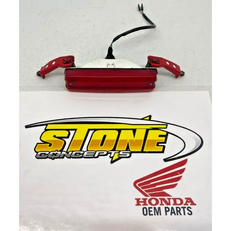 1986 86 TRX250R HONDA OEM REAR TAILLIGHT W/ MOUNTS BRACKETS 1987 87 TRX 250R