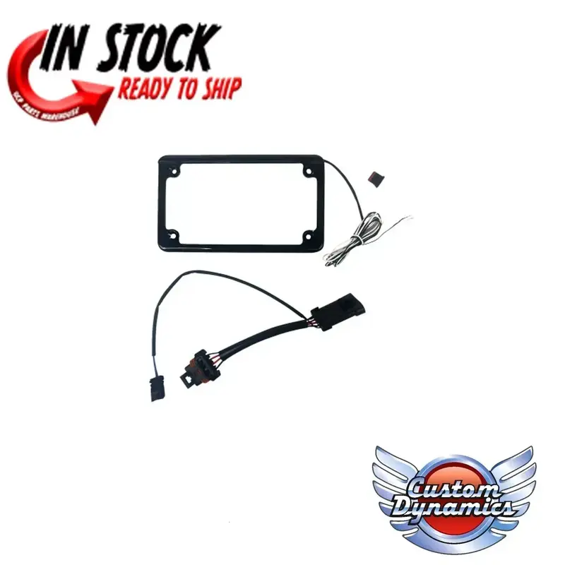 CUSTOM DYNAMICS LICENSE PLATE FRAME W/ TAG ILLUMINATION 18-2024 POLARIS GENERAL