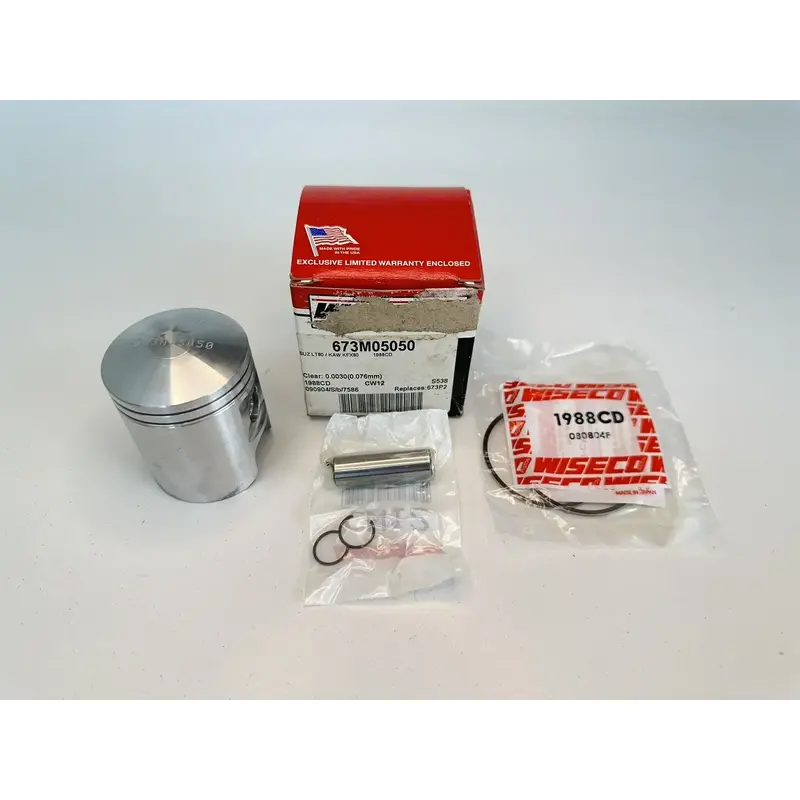 NEW 87-06 SUZUKI LT80 / 03-06 KFX 80 WISECO PISTON & RING KIT 50.50MM 673M05050