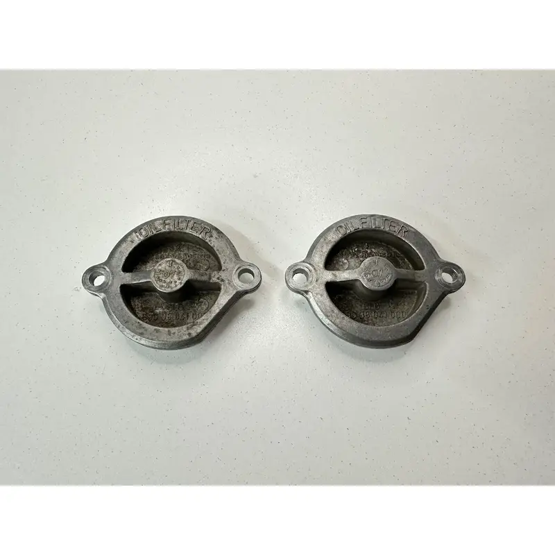 OEM 07-11 POLARIS OUTLAW 525 IRS S 450 OIL FILTER COVER CAPS 2 PAIR SET 5135848