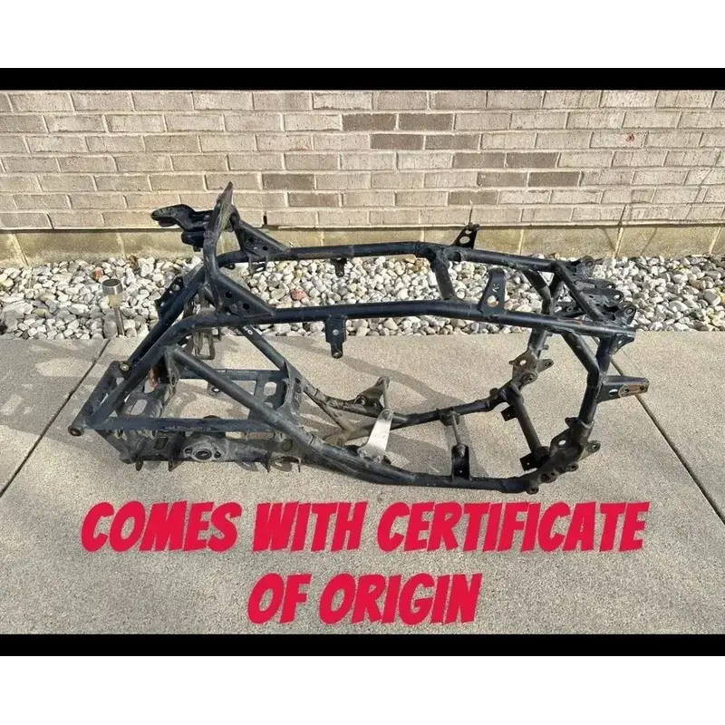 USED OEM 08 2008 POLARIS 525 "S" OUTLAW FRAME W PAPERS