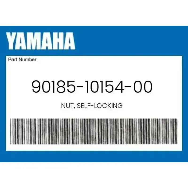 GENUINE OEM YAMAHA NUT, SELF LOCKING/ 90185-10154-00