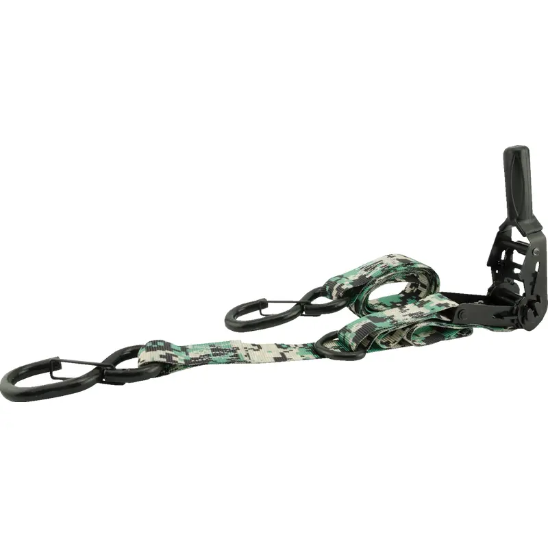 1-1/4" X 8' Camouflage Ratchet Tie-Down Straps