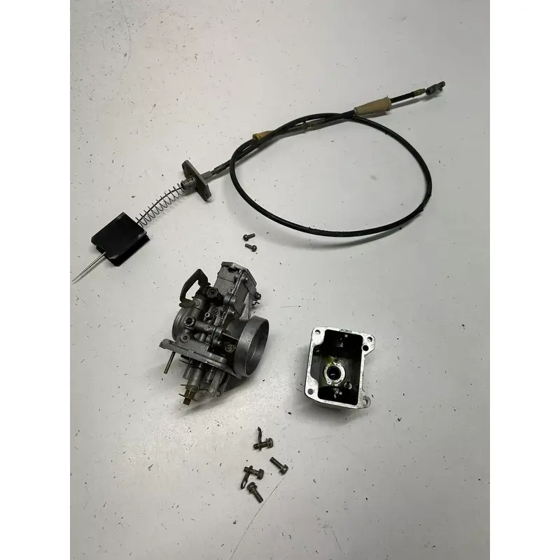1985 85 Suzuki Quadracer 250 LT250r Lt 250 R OEM Carb Carburetor Bowl Slide Cabl