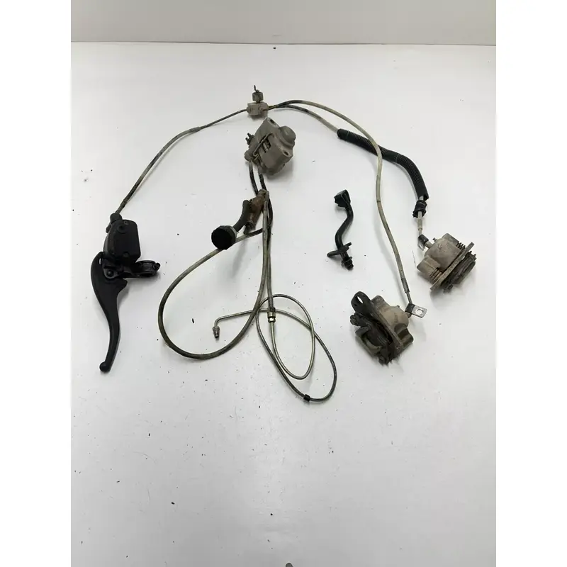 04 2004 Polaris Scrambler 500 4x4 OEM Front Rear Brakes Caliper Line Master