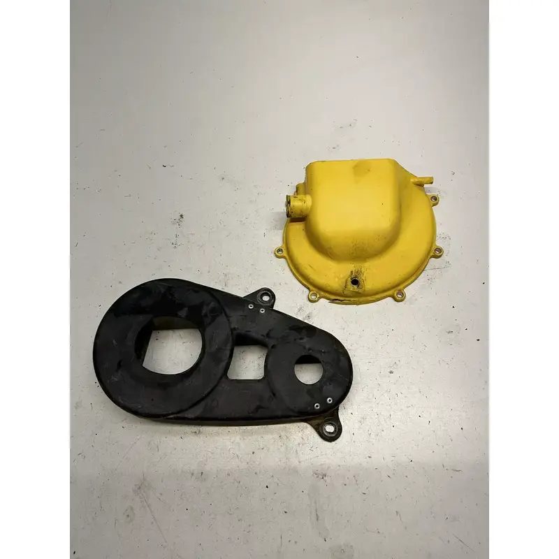1987 87 Suzuki LT80 Quadsport OEM Plastic Chain Cover Guard Engine Motor DAMAGE