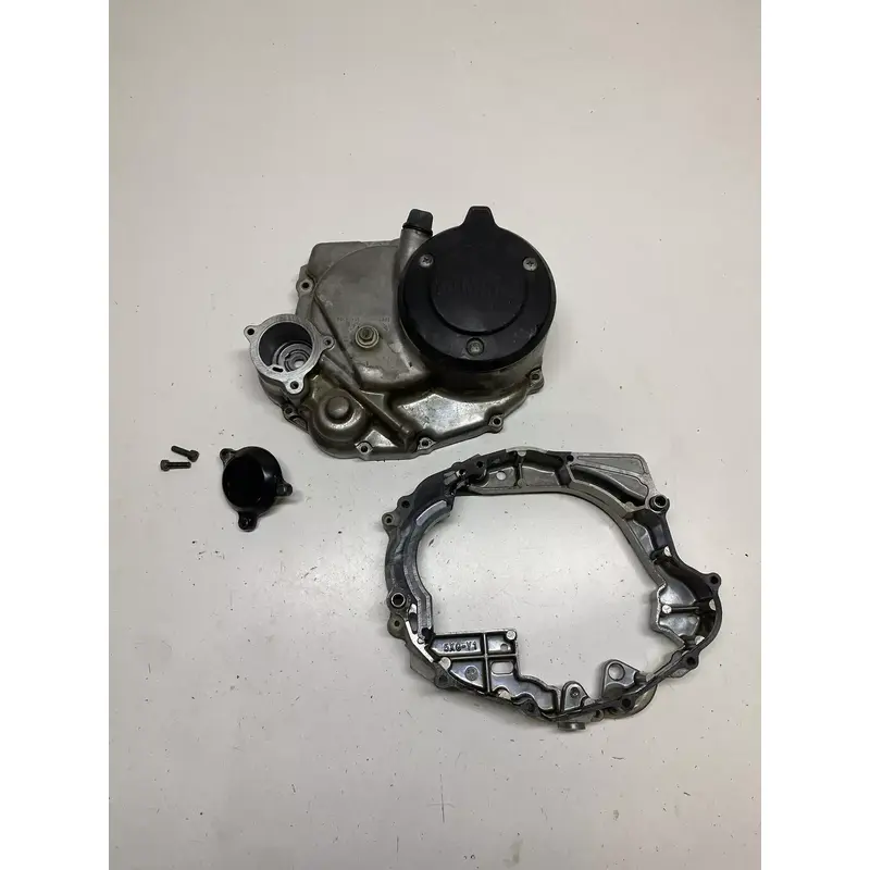 2005 05 Yamaha Bruin 250 YFM250 2x4 GOOD Inner Outer Clutch Cover Case Oil Cap
