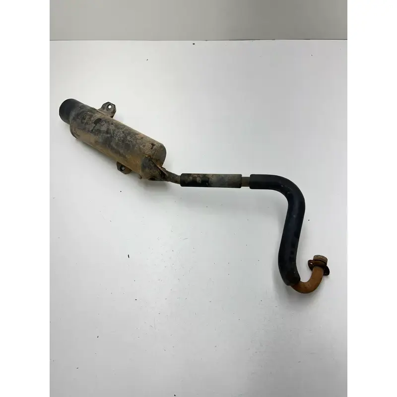2007 07 Yamaha Grizzly 80 YFM80 OEM GOOD!  Exhaust Header Pipe Silencer Muffler